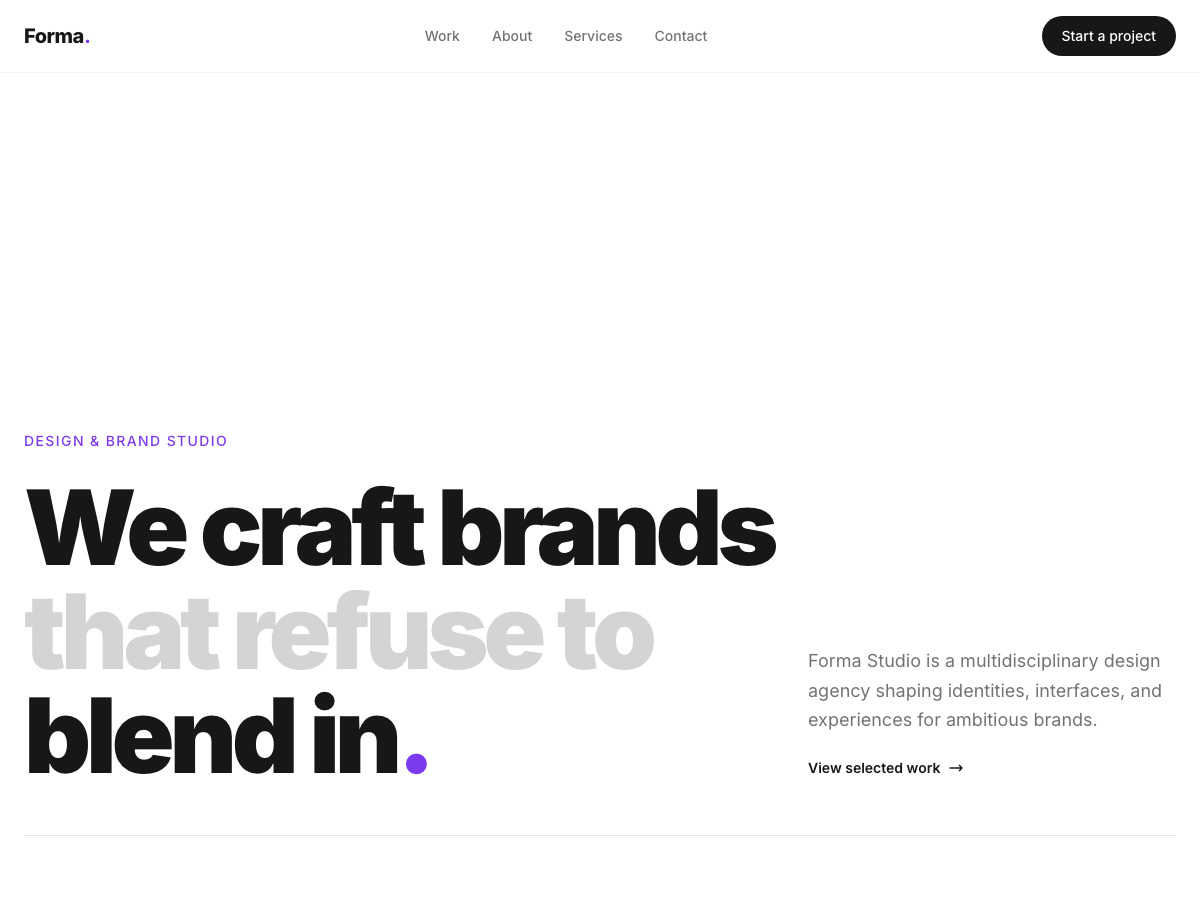 Preview of Agency Creative