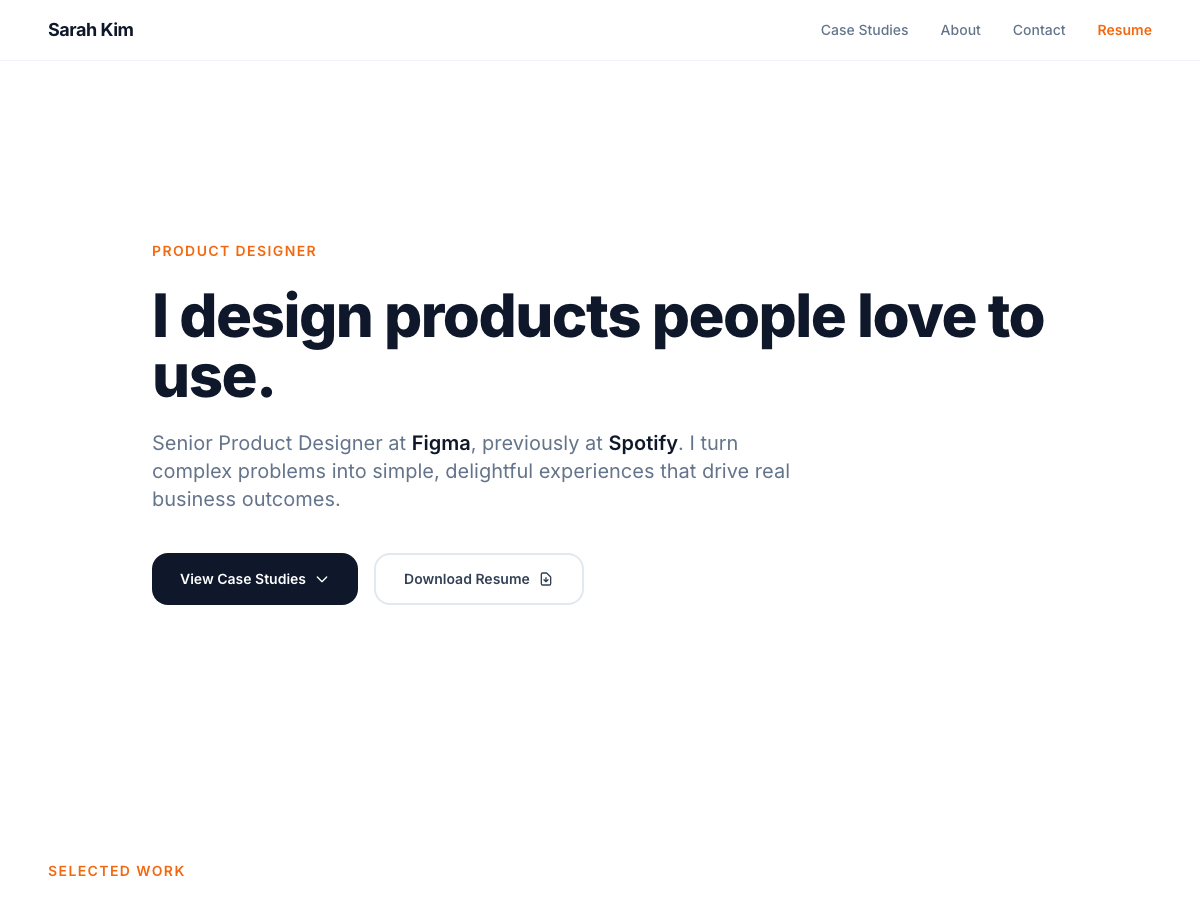 Preview of Portfolio Designer
