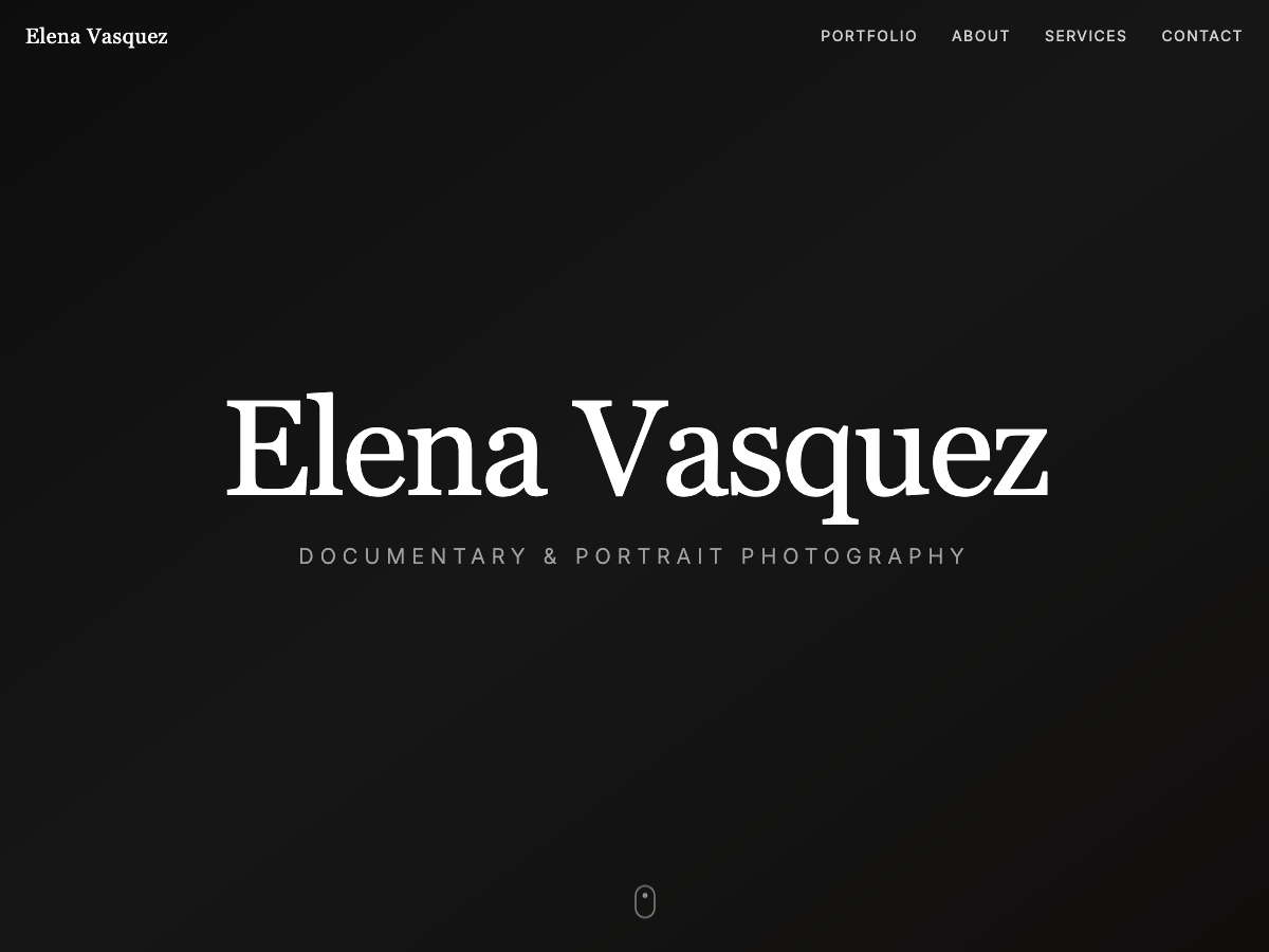 Preview of Portfolio Photographer