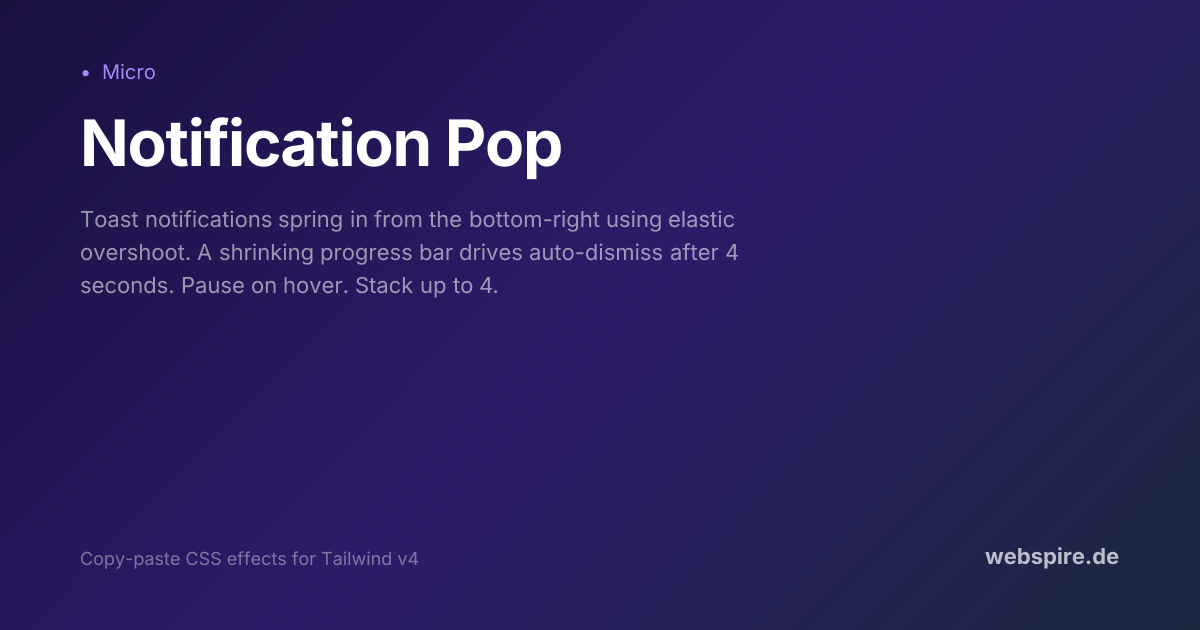 Notification Pop