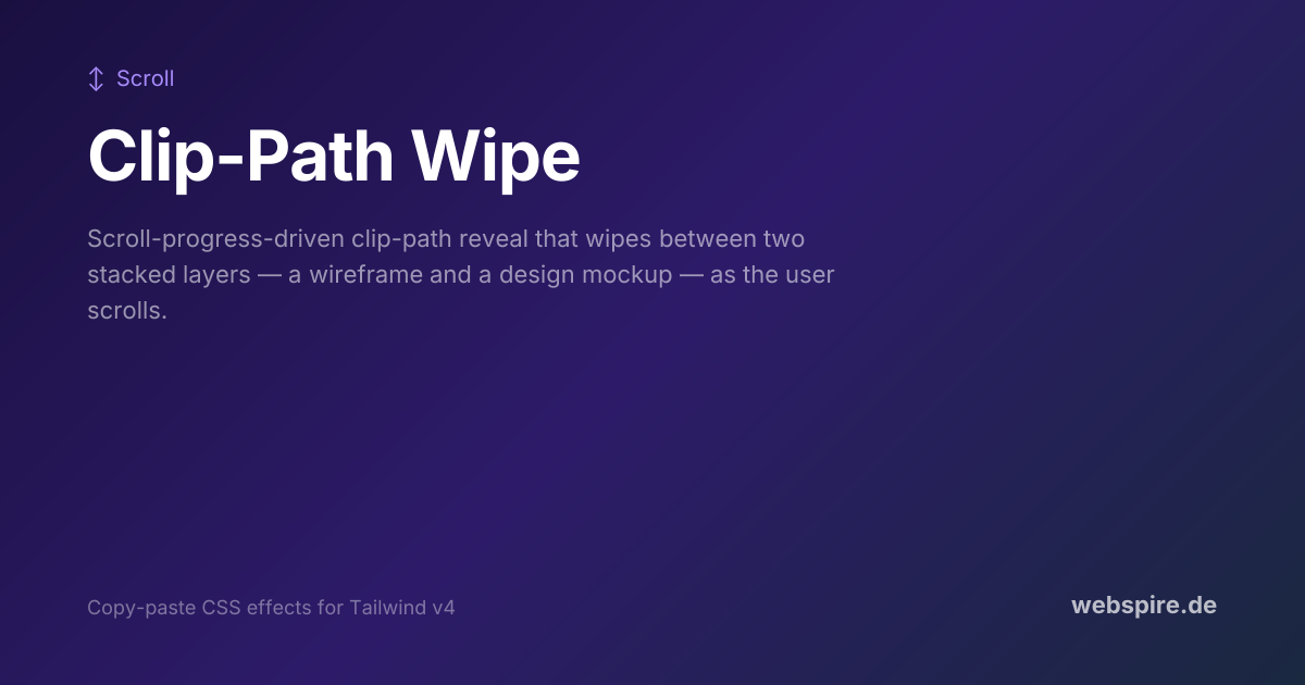Clip-Path Wipe