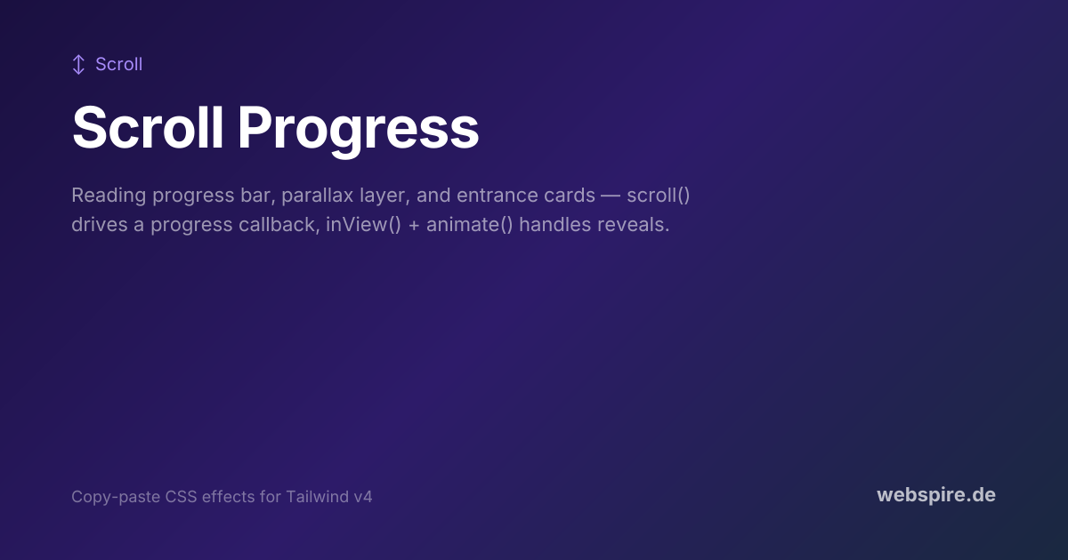 Scroll Progress